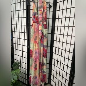 Floral Maxi Dress - Multicolor